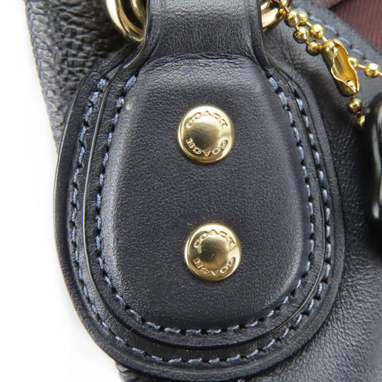 COACH Tote Bag 31698 Leather, PVC Brown Women Used Authentic