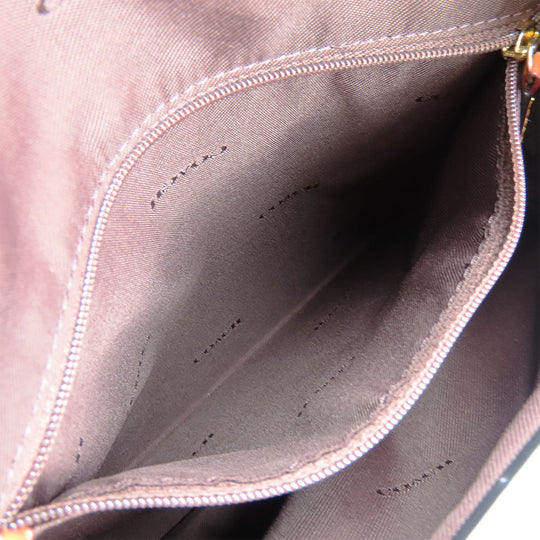 COACH Tote Bag 31698 Leather, PVC Brown Women Used Authentic