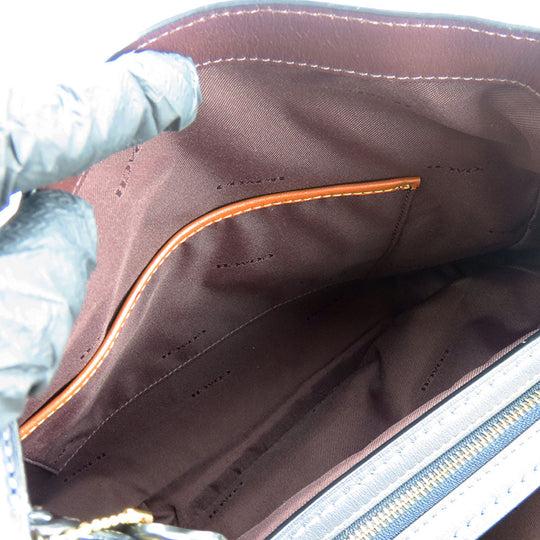 COACH Tote Bag 31698 Leather, PVC Brown Women Used Authentic