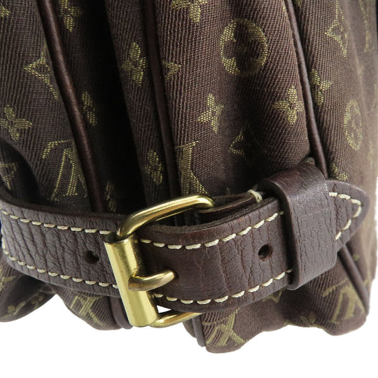 LOUIS VUITTON Shoulder Bag M95227 Monogram Minilan , Leather Brown Saumur 30 Women Used Authentic