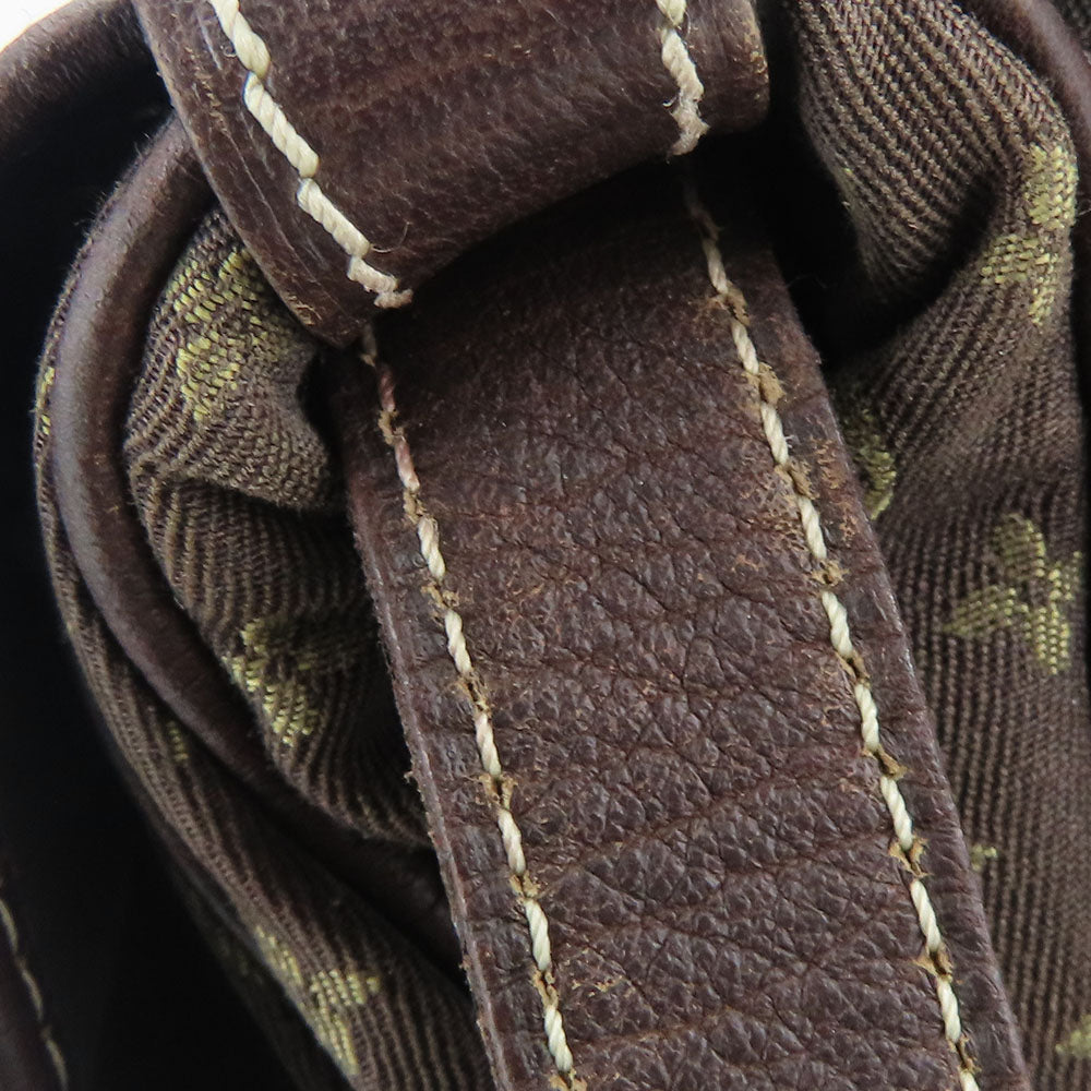 LOUIS VUITTON Shoulder Bag M95227 Monogram Minilan , Leather Brown Saumur 30 Women Used Authentic