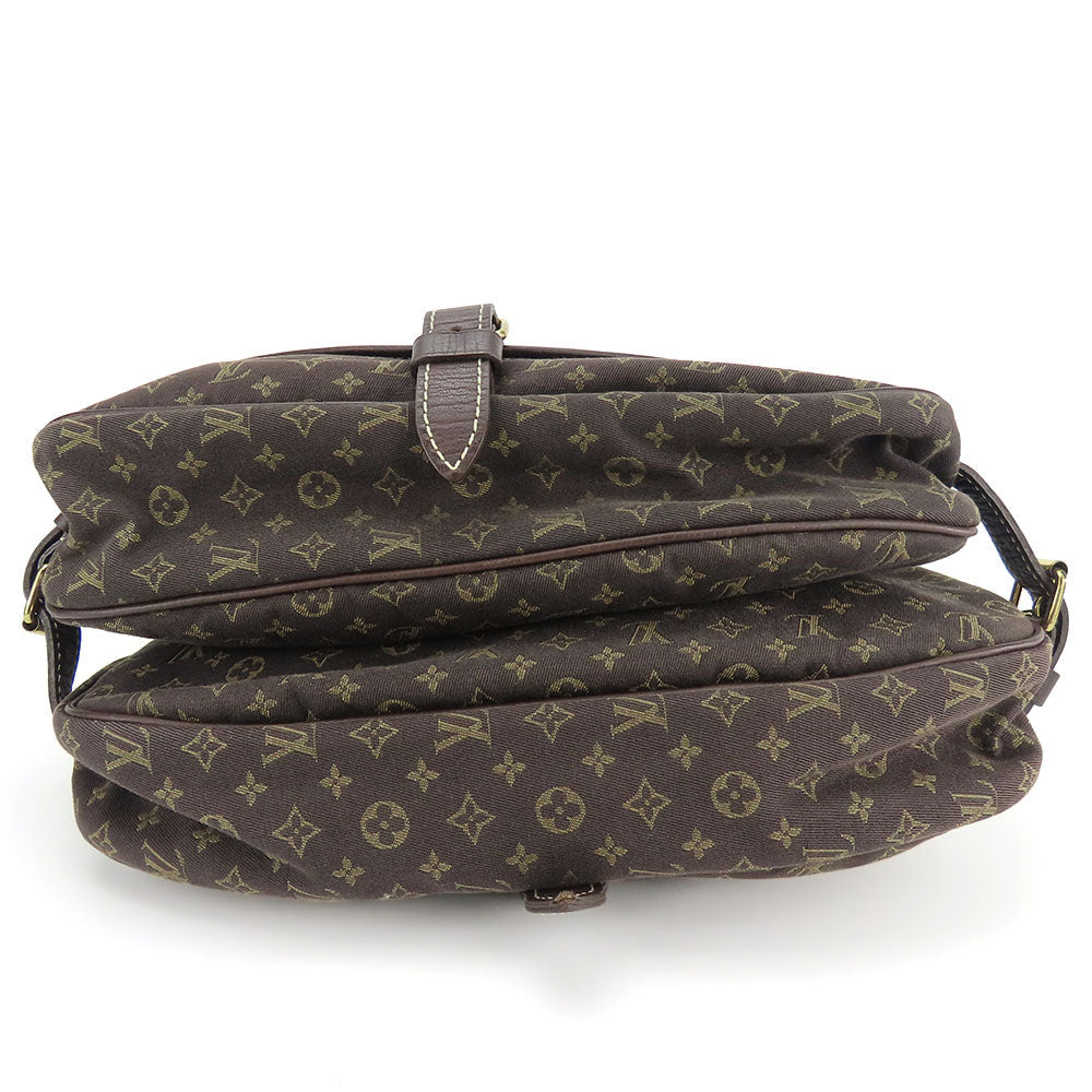 LOUIS VUITTON Shoulder Bag M95227 Monogram Minilan , Leather Brown Saumur 30 Women Used Authentic