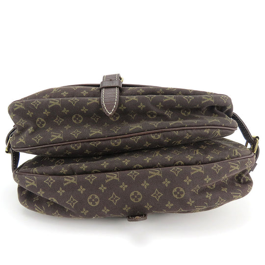 LOUIS VUITTON Shoulder Bag M95227 Monogram Minilan , Leather Brown Saumur 30 Women Used Authentic