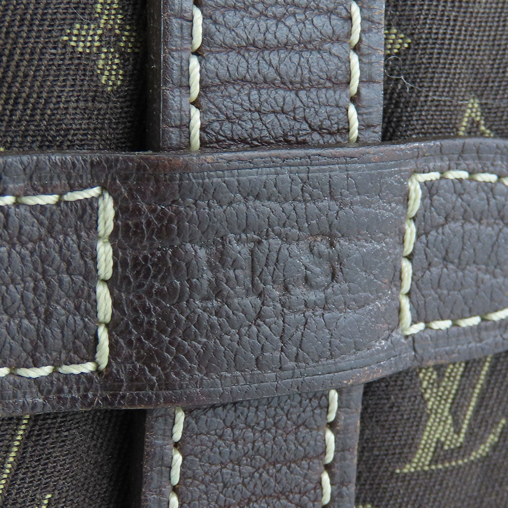 LOUIS VUITTON Shoulder Bag M95227 Monogram Minilan , Leather Brown Saumur 30 Women Used Authentic