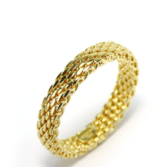 TIFFANY&Co. Ring K18 yellow gold Yellow Gold Somerset Women Used Authentic