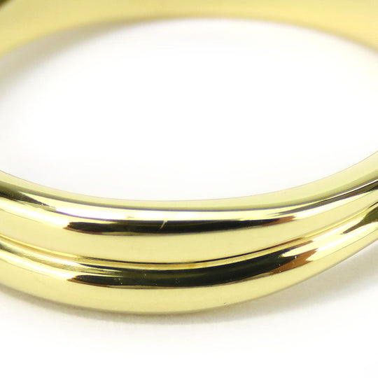 TIFFANY&Co. Ring K18 yellow gold Yellow Gold Double wave Women Used Authentic