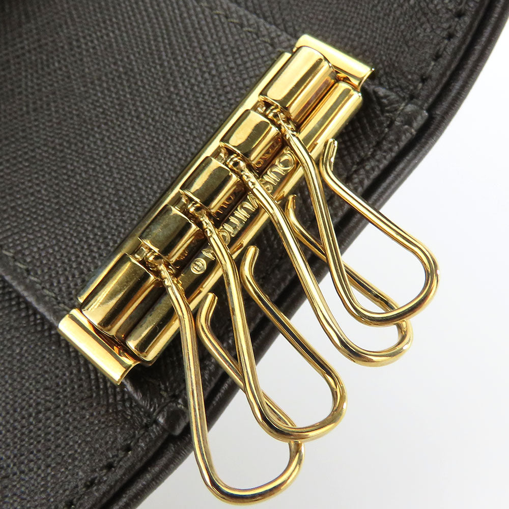 LOUIS VUITTON Key case Key holder  M92431 Monogram mini TST khaki Multicles4 unisex(Unisex) Used Authentic