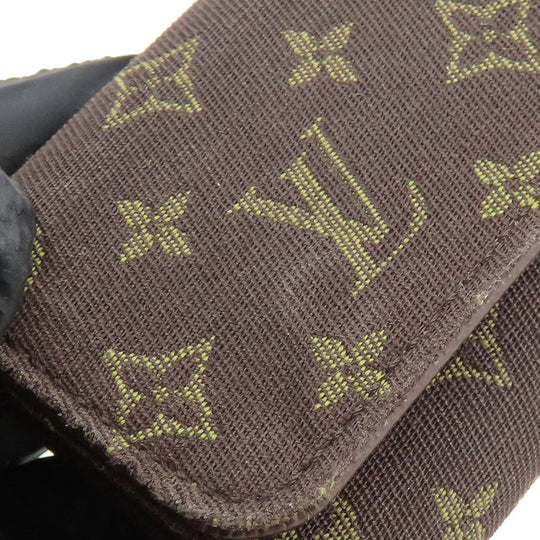 LOUIS VUITTON Key case Key holder  M92431 Monogram mini run Ebene Multicles4 Women Used Authentic
