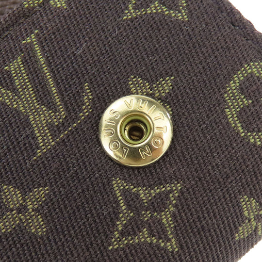 LOUIS VUITTON Key case Key holder  M92431 Monogram mini run Ebene Multicles4 Women Used Authentic