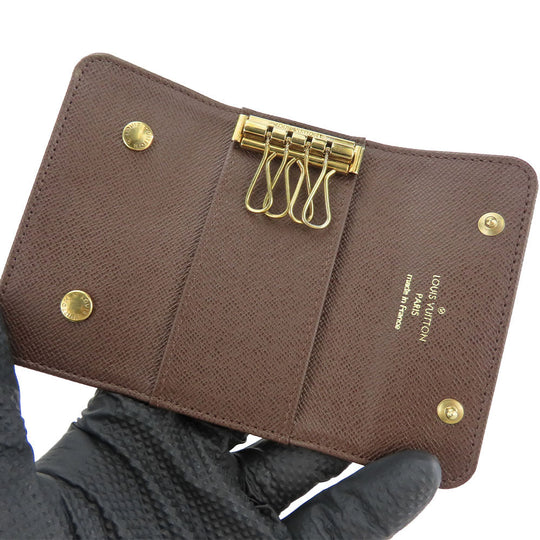 LOUIS VUITTON Key case Key holder  M92431 Monogram mini run Ebene Multicles4 Women Used Authentic