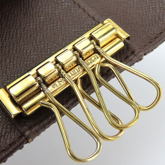 LOUIS VUITTON Key case Key holder  M92431 Monogram mini run Ebene Multicles4 Women Used Authentic