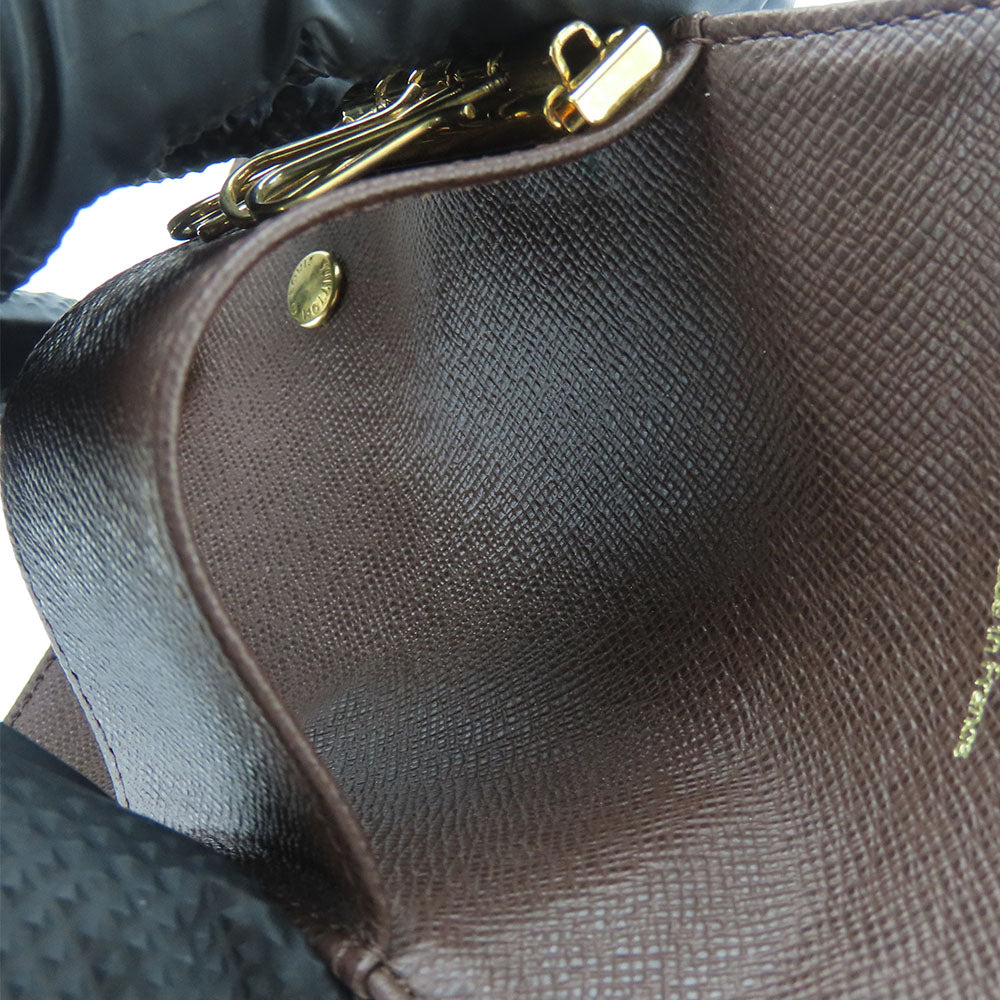 LOUIS VUITTON Key case Key holder  M92431 Monogram mini run Ebene Multicles4 Women Used Authentic