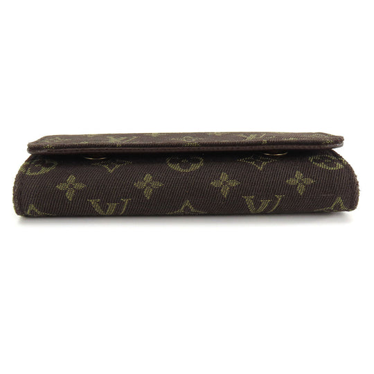 LOUIS VUITTON Key case Key holder  M92431 Monogram mini run Ebene Multicles4 Women Used Authentic