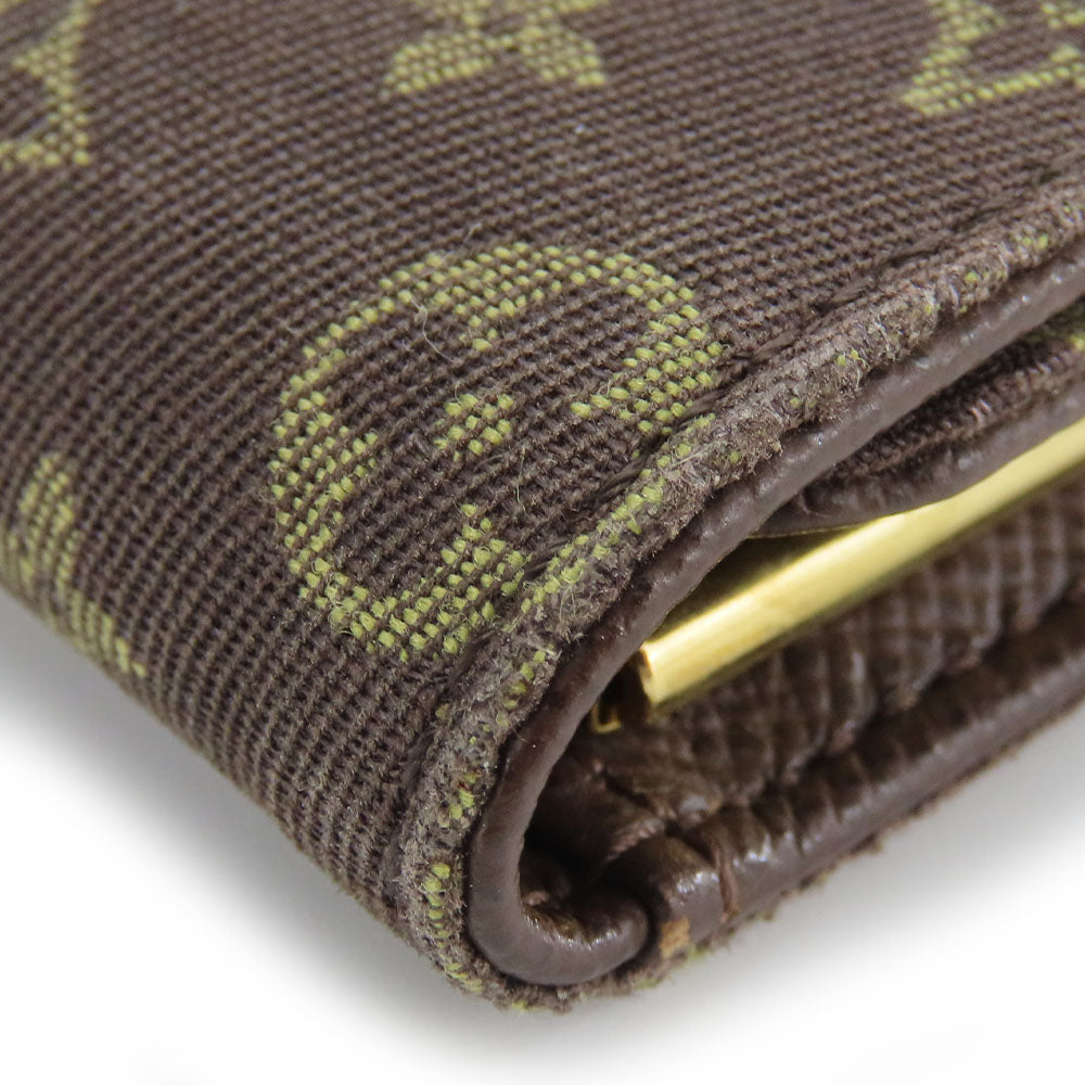 LOUIS VUITTON Key case Key holder  M92431 Monogram mini run Ebene Multicles4 Women Used Authentic