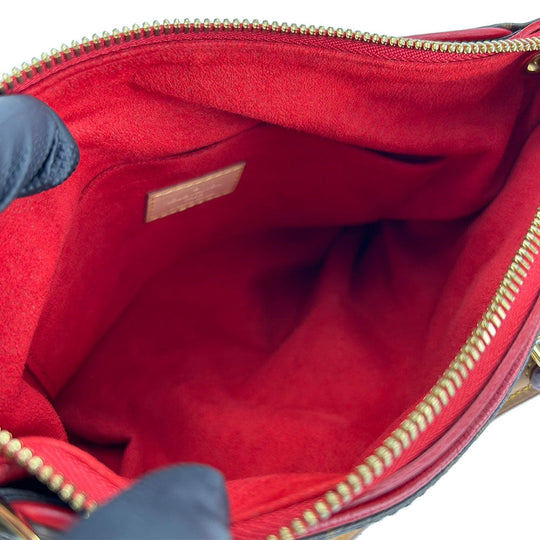 LOUIS VUITTON Handbag M41241 Monogram, Leather Red Palas BB Women Used Authentic