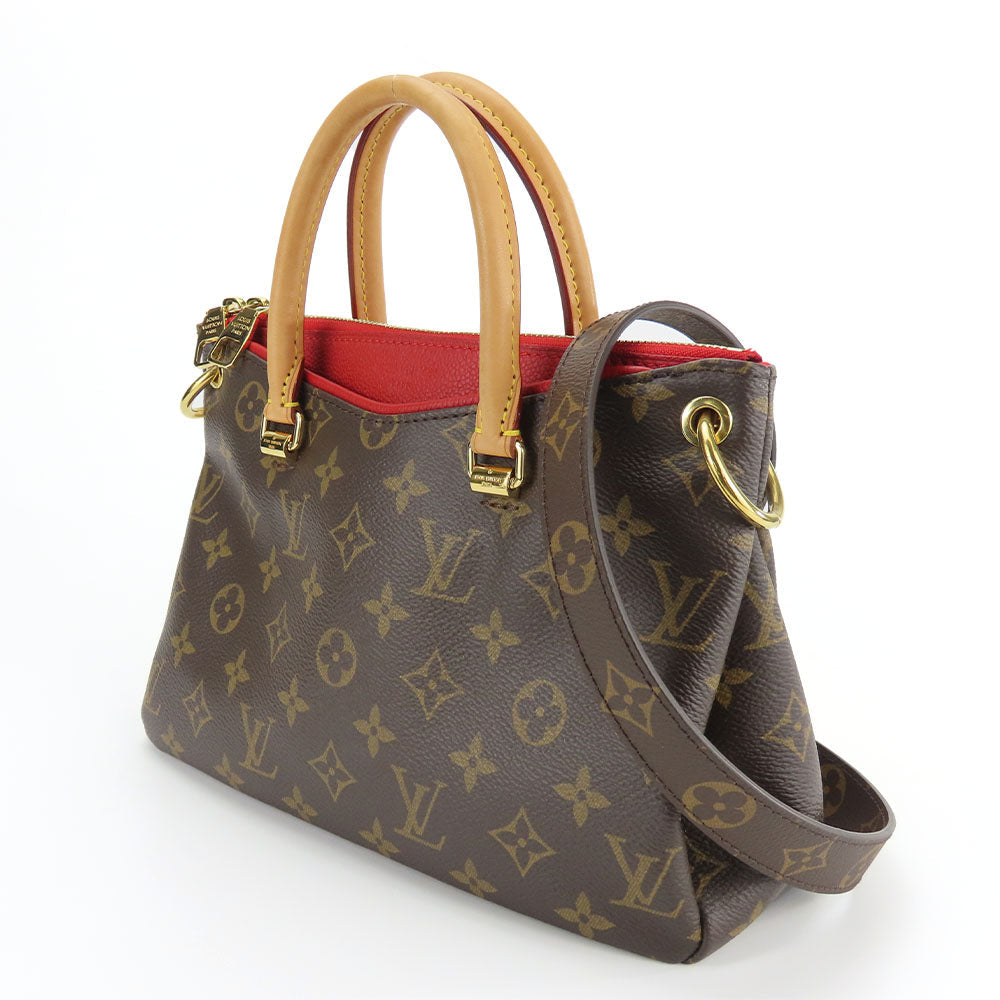 LOUIS VUITTON Handbag M41241 Monogram, Leather Red Palas BB Women Used Authentic