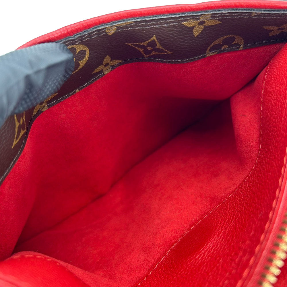 LOUIS VUITTON Handbag M41241 Monogram, Leather Red Palas BB Women Used Authentic