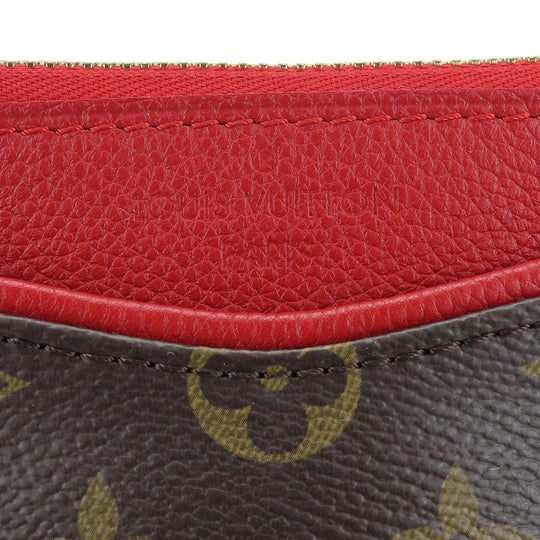 LOUIS VUITTON Handbag M41241 Monogram, Leather Red Palas BB Women Used Authentic