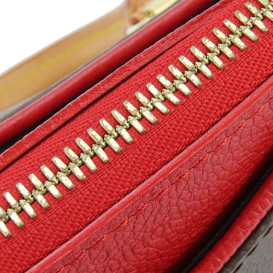 LOUIS VUITTON Handbag M41241 Monogram, Leather Red Palas BB Women Used Authentic