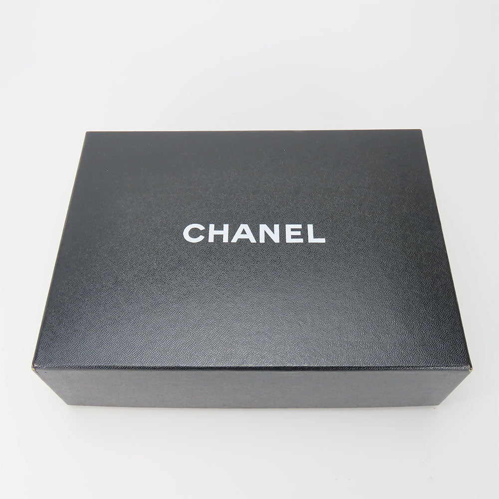 CHANEL Shoulder Bag lambskin black Chain wallet Women Used Authentic