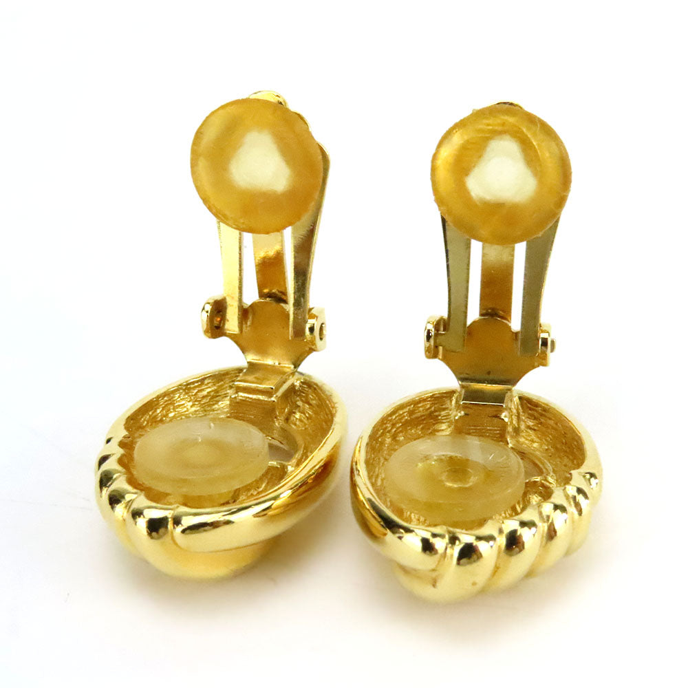 Christian Dior Earring metal gold Women Used Authentic