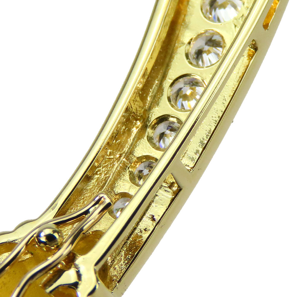 MIKIMOTO Brooch K18 Yellow Gold, Diamond Yellow Gold Women Used Authentic