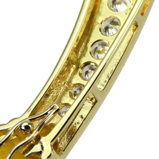 MIKIMOTO Brooch K18 Yellow Gold, Diamond Yellow Gold Women Used Authentic