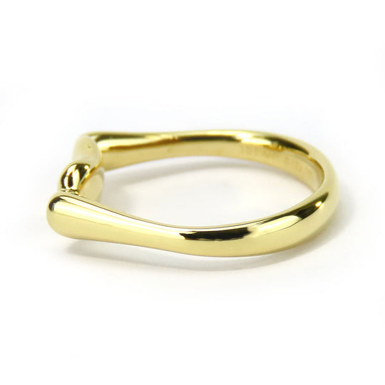 TIFFANY&Co. Ring K18 yellow gold Yellow Gold Bean Women Used Authentic