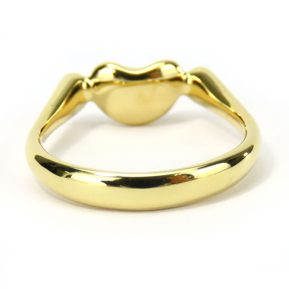 TIFFANY&Co. Ring K18 yellow gold Yellow Gold Bean Women Used Authentic