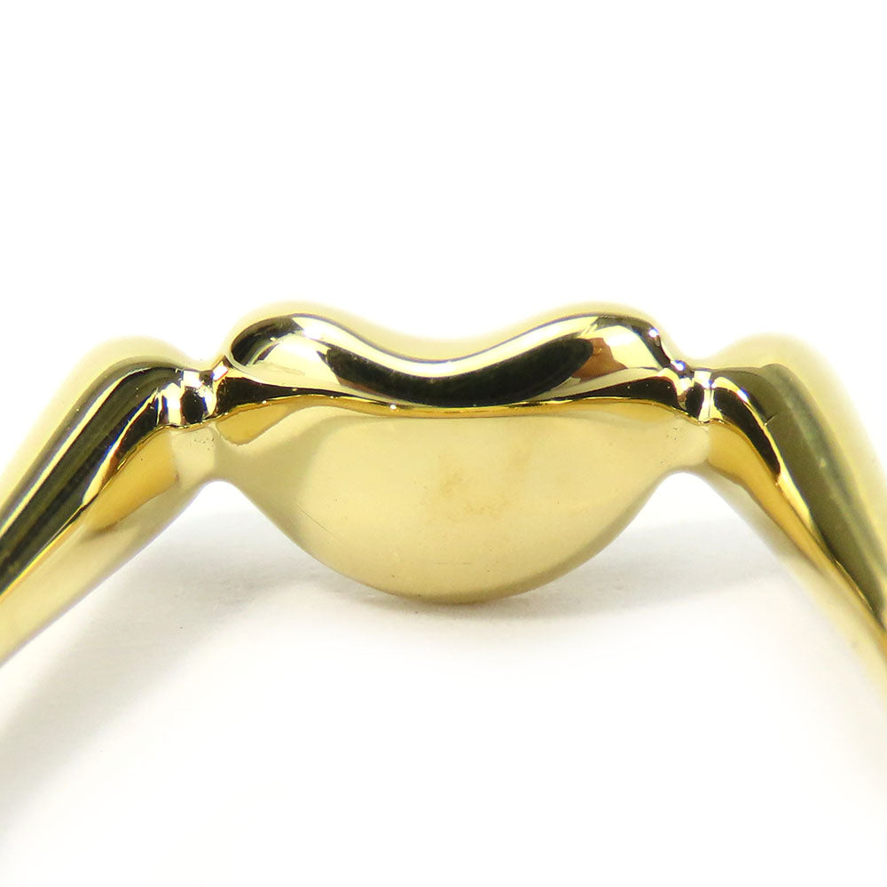 TIFFANY&Co. Ring K18 yellow gold Yellow Gold Bean Women Used Authentic