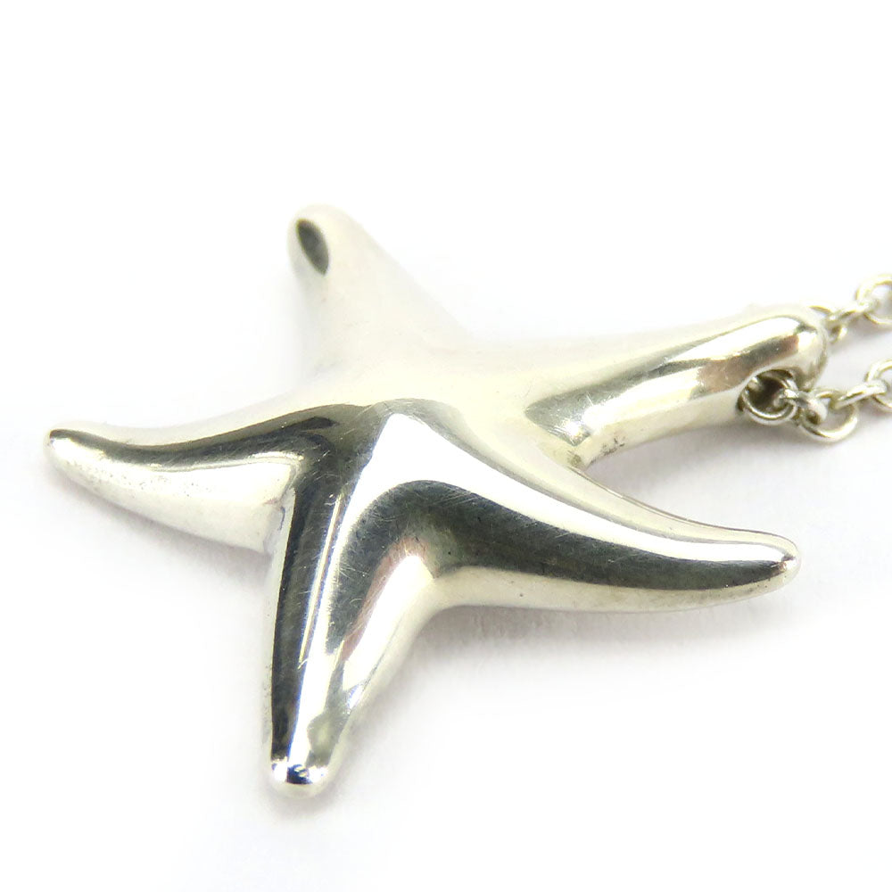 TIFFANY&Co. Necklace Silver925 Silver Star fish Women Used Authentic