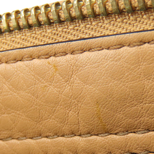 GUCCI Handbag 369176 leather beige Interlocking Soho Women Used Authentic
