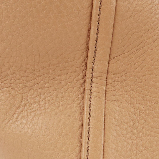 GUCCI Handbag 369176 leather beige Interlocking Soho Women Used Authentic