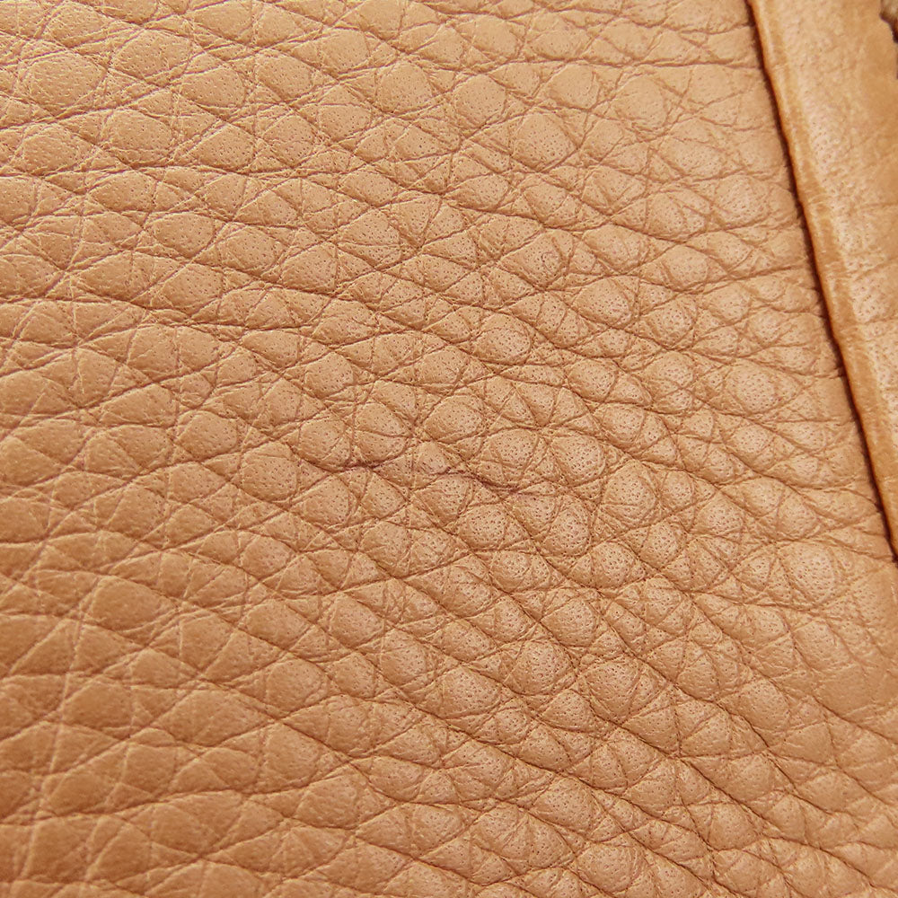 GUCCI Handbag 369176 leather beige Interlocking Soho Women Used Authentic