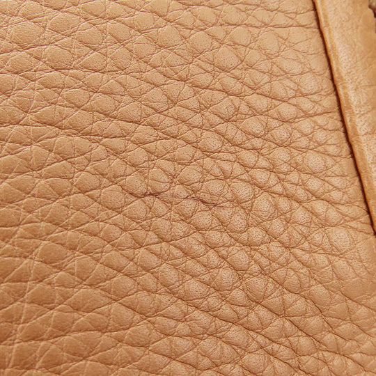 GUCCI Handbag 369176 leather beige Interlocking Soho Women Used Authentic