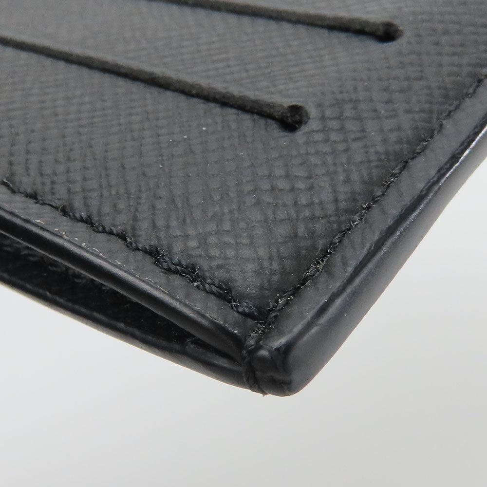LOUIS VUITTON Card Case N64038 Damier Grafitte black Coin card holder mens Used Authentic