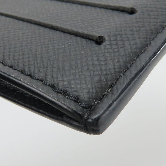 LOUIS VUITTON Card Case N64038 Damier Grafitte black Coin card holder mens Used Authentic