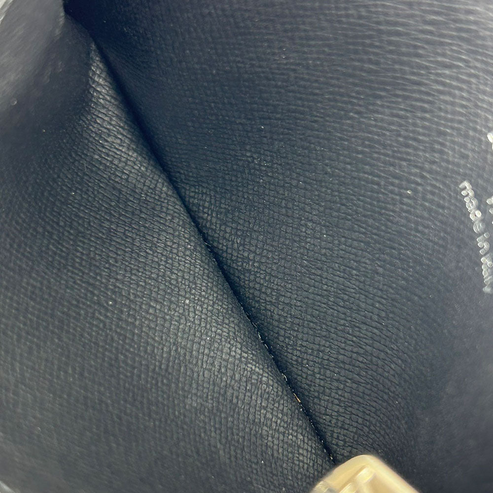 LOUIS VUITTON Card Case N64038 Damier Grafitte black Coin card holder mens Used Authentic