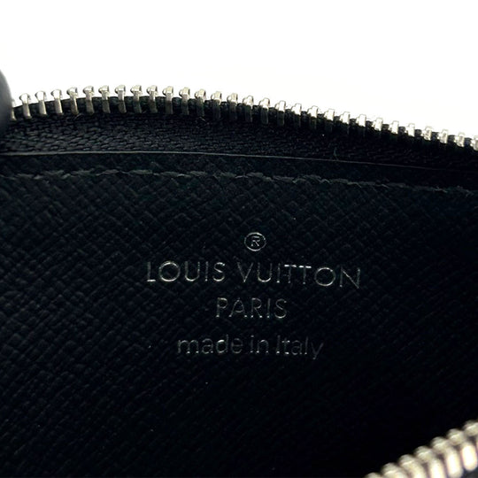 LOUIS VUITTON Card Case N64038 Damier Grafitte black Coin card holder mens Used Authentic