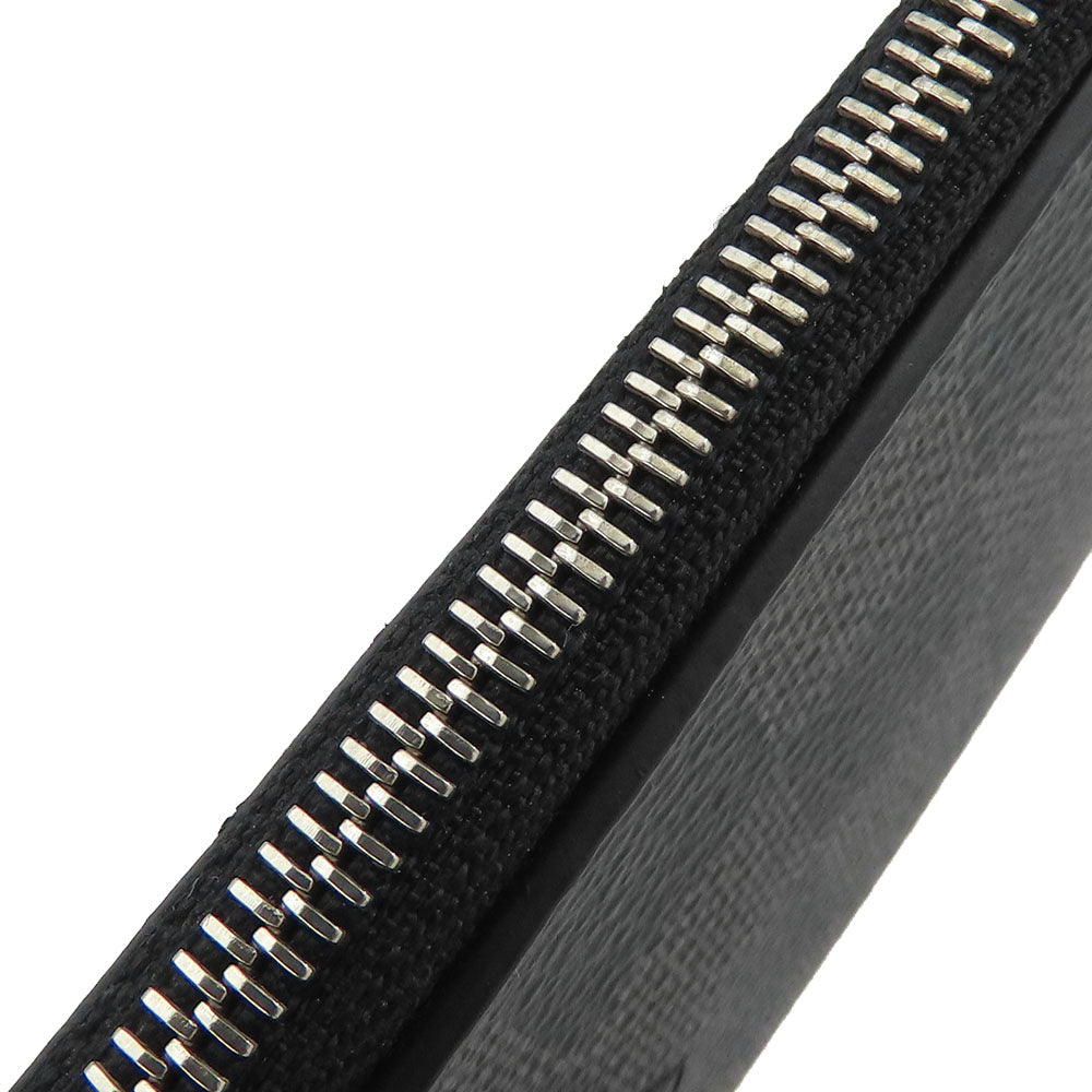 LOUIS VUITTON Card Case N64038 Damier Grafitte black Coin card holder mens Used Authentic