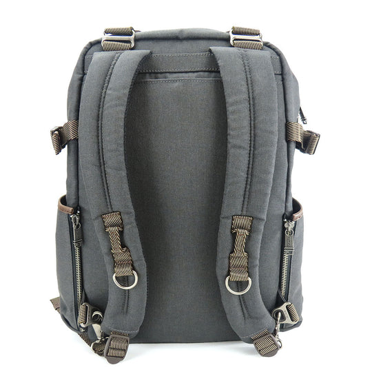 TUMI Backpack 22380ATH2 Leather, Canvas Gray type Alpha Bravo mens Used Authentic