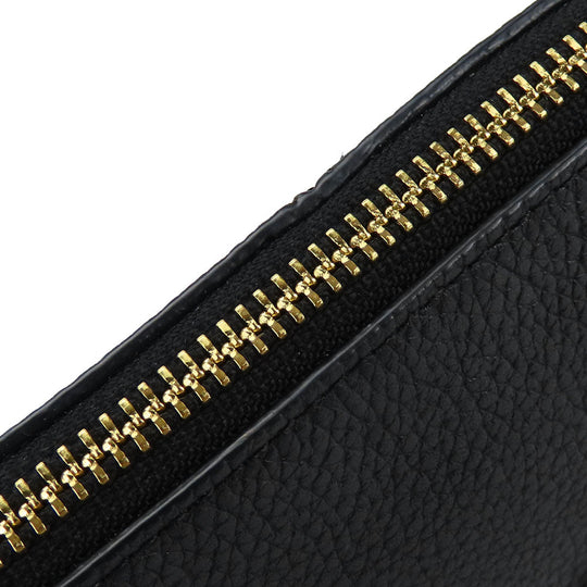 COACH Shoulder Bag 33521 leather black Charlie Embossed Horse and Carriage Women Used Authentic