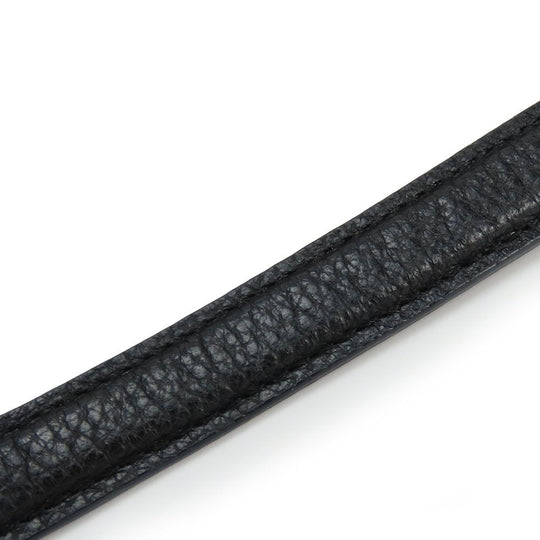 COACH Shoulder Bag 33521 leather black Charlie Embossed Horse and Carriage Women Used Authentic