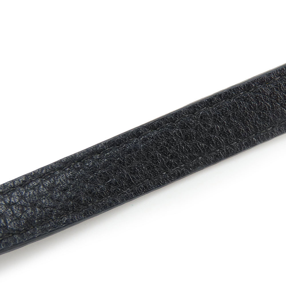 COACH Shoulder Bag 33521 leather black Charlie Embossed Horse and Carriage Women Used Authentic