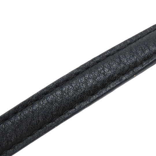 COACH Shoulder Bag 33521 leather black Charlie Embossed Horse and Carriage Women Used Authentic