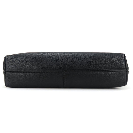 COACH Shoulder Bag 33521 leather black Charlie Embossed Horse and Carriage Women Used Authentic