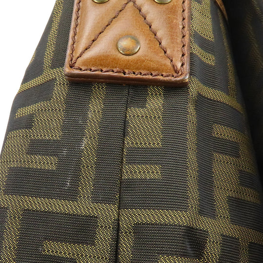 FENDI Shoulder Bag 7VA155 Canvas, Leather Zucca Women Used Authentic