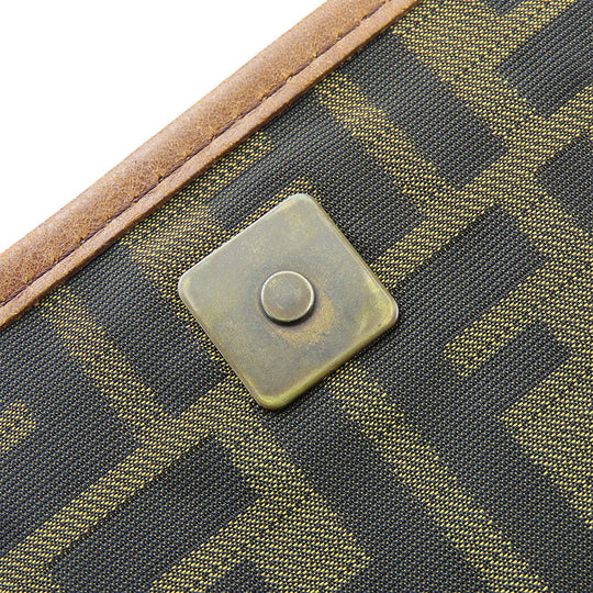 FENDI Shoulder Bag 7VA155 Canvas, Leather Zucca Women Used Authentic