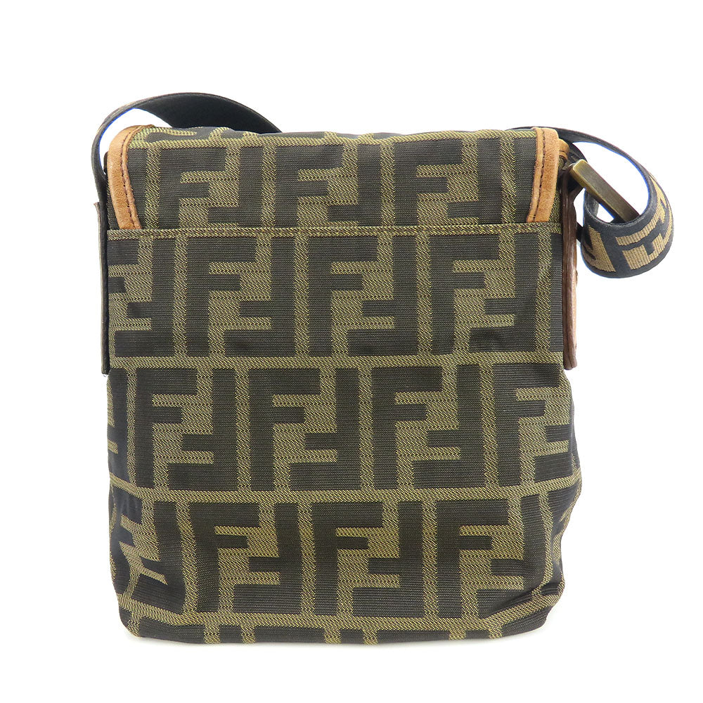 FENDI Shoulder Bag 7VA155 Canvas, Leather Zucca Women Used Authentic