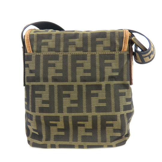 FENDI Shoulder Bag 7VA155 Canvas, Leather Zucca Women Used Authentic